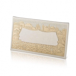 Door Plate Leatherette p.u Gold Stamp